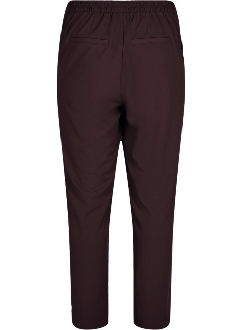 ZIZZI ELEGANCKIE SPODNIE PROSTA NOGAWKA BURGUND 000D ZIZZI ELEGANCKIE SPODNIE PROSTA NOGAWKA BURGUND 000D