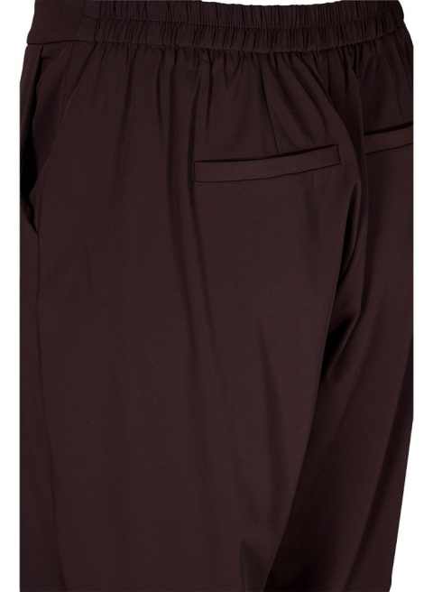 ZIZZI ELEGANCKIE SPODNIE PROSTA NOGAWKA BURGUND 000D ZIZZI ELEGANCKIE SPODNIE PROSTA NOGAWKA BURGUND 000D