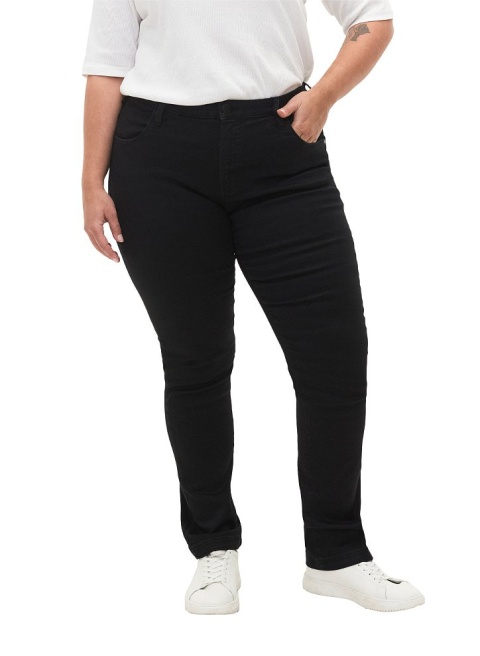 ZIZZI SPODNIE JEANSY CZARNE SLIM FIT 305A N78