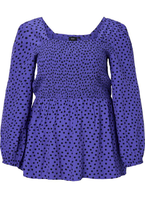 ZIZZI WYJĄTKOWA BLUZKA GROSZKI 126C ZIZZI WYJĄTKOWA BLUZKA GROSZKI 126C