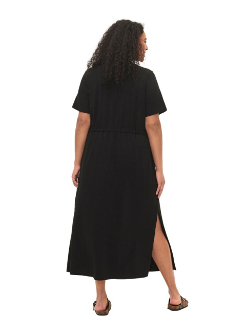 ZIZZI WYGODNA CZARNA SUKIENKA MAXI 032P ZIZZI WYGODNA CZARNA SUKIENKA MAXI 032P