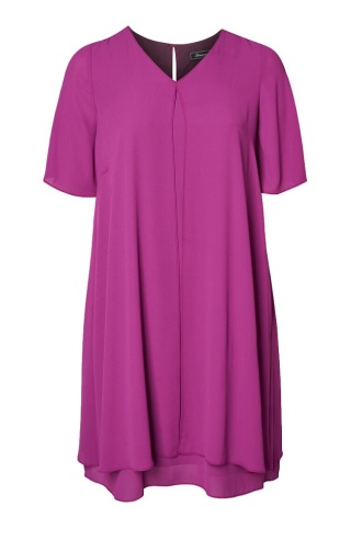 SEMPRE PRU ELEGANCKA SUKIENKA FUKSJA WIZYTOWA S030