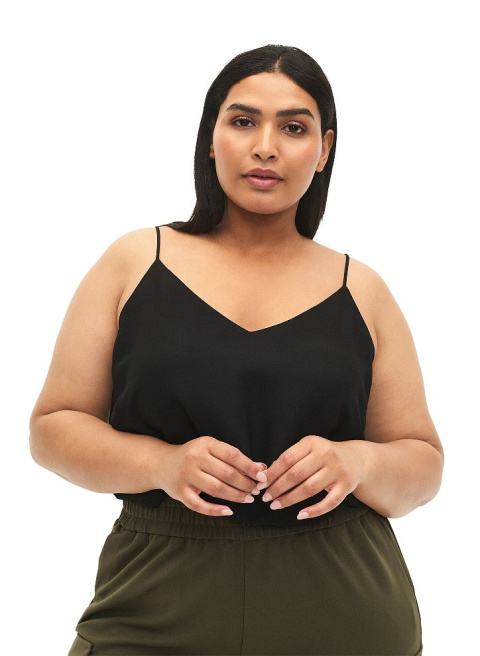 ZIZZI CZARNY TOP RAMIĄCZKA 944A ZIZZI CZARNY TOP RAMIĄCZKA 944A
