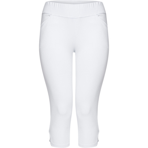 PONT NEUF BIAŁE SPODNIE RYBACZKI DZIANINA V401