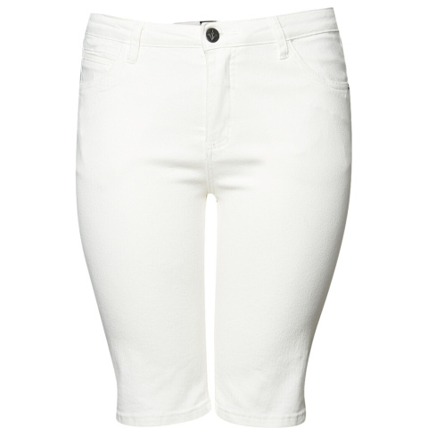 ADIA WYGODNE JEANSOWE SPODENKI BIAŁE A133 ADIA WYGODNE JEANSOWE SPODENKI BIAŁE A133