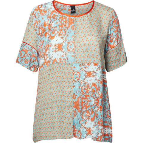 ADIA WZORZYSTA LUŹNA BLUZKA BOHO WISKOZA A205 ADIA WZORZYSTA LUŹNA BLUZKA BOHO WISKOZA A205