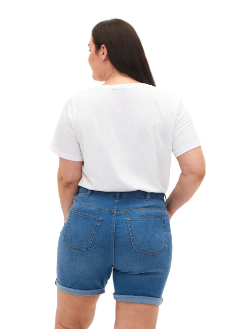 ZIZZI NIEBIESKIE JEANSOWE SPODENKI 135A ZIZZI NIEBIESKIE JEANSOWE SPODENKI 135A