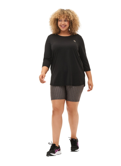 ZIZZI WSPANIAŁA BLUZKA SPORTOWA CZARNA 053O