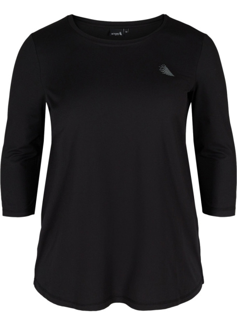 ZIZZI WSPANIAŁA BLUZKA SPORTOWA CZARNA 053O