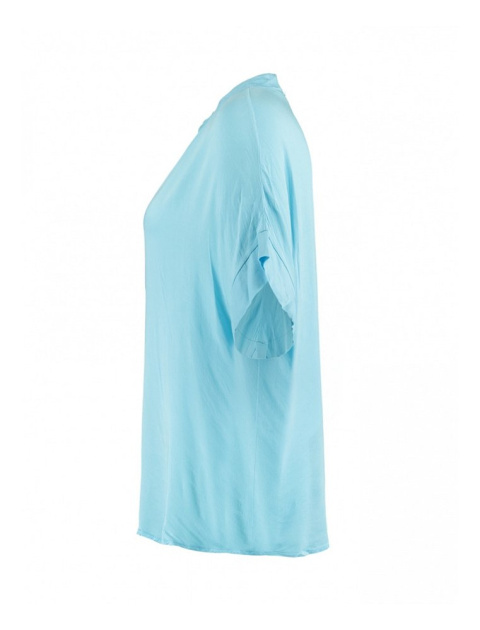 Z-ONE BLUZKA KOSZULOWA OVERSIZE AQUA ZO51