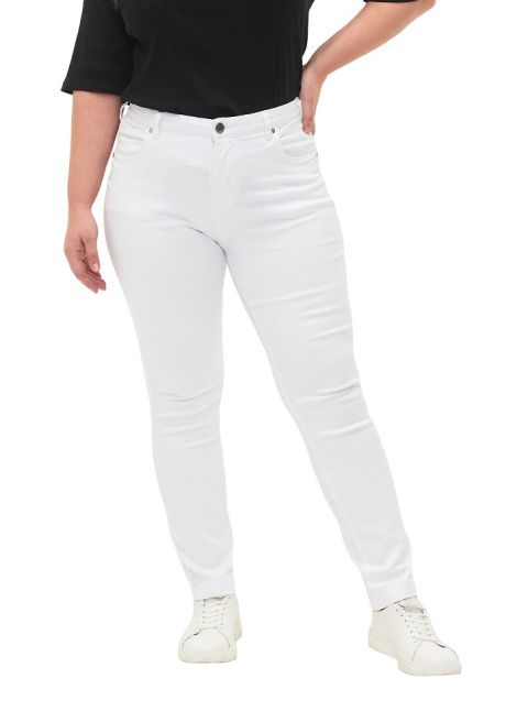 ZIZZI SPODNIE JEANSY BIAŁE SLIM FIT 305A N78 ZIZZI SPODNIE JEANSY BIAŁE SLIM FIT 305A N78
