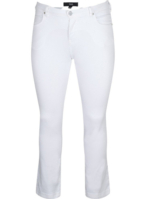 ZIZZI SPODNIE JEANSY BIAŁE SLIM FIT 305A N78 ZIZZI SPODNIE JEANSY BIAŁE SLIM FIT 305A N78