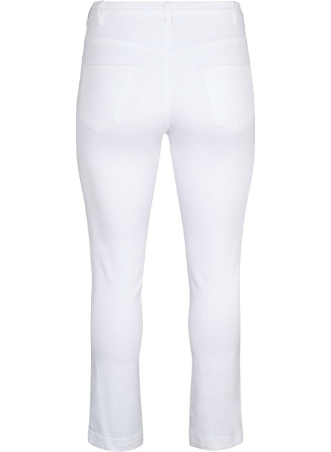 ZIZZI SPODNIE JEANSY BIAŁE SLIM FIT 305A N78 ZIZZI SPODNIE JEANSY BIAŁE SLIM FIT 305A N78