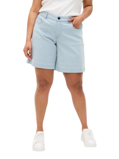 ZIZZI SZORTY SPODENKI JEANSOWE PASKI 886B