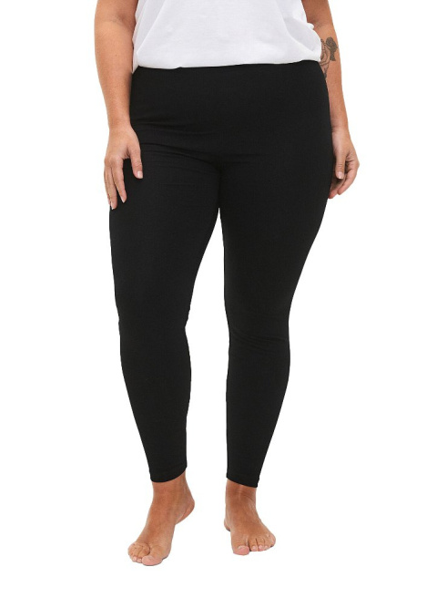 ZIZZI WYGODNE CZARNE LEGGINSY BAWEŁNA 037A ZIZZI WYGODNE CZARNE LEGGINSY BAWEŁNA 037A