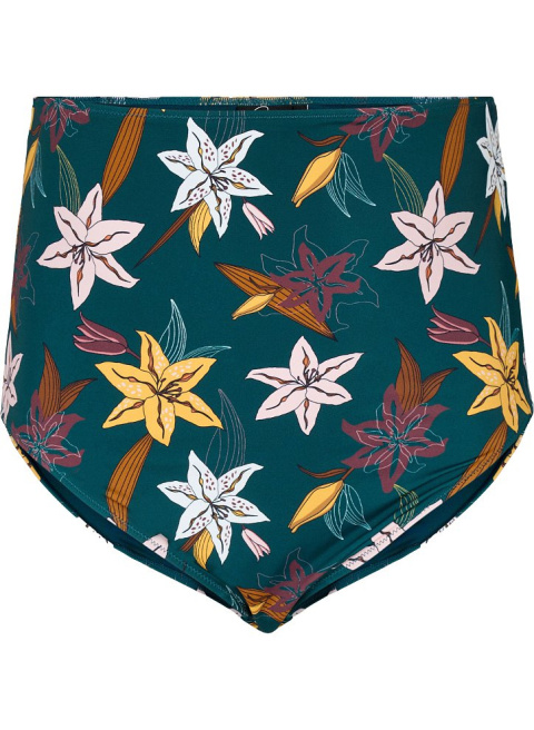 ZIZZI ZIELONE MAJTKI KĄPIELOWE BIKINI WYSOKI STAN NADRUK 506G ZIZZI ZIELONE MAJTKI KĄPIELOWE BIKINI WYSOKI STAN NADRUK 506G