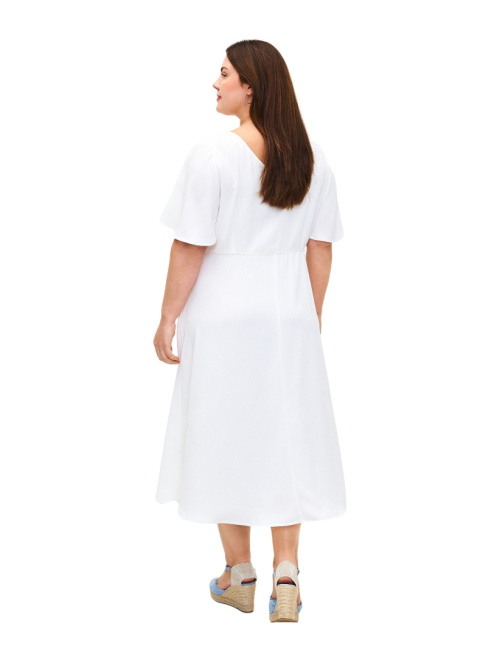 ZIZZI ELEGANCKA BIAŁA SUKIENKA 042A ZIZZI ELEGANCKA BIAŁA SUKIENKA 042A