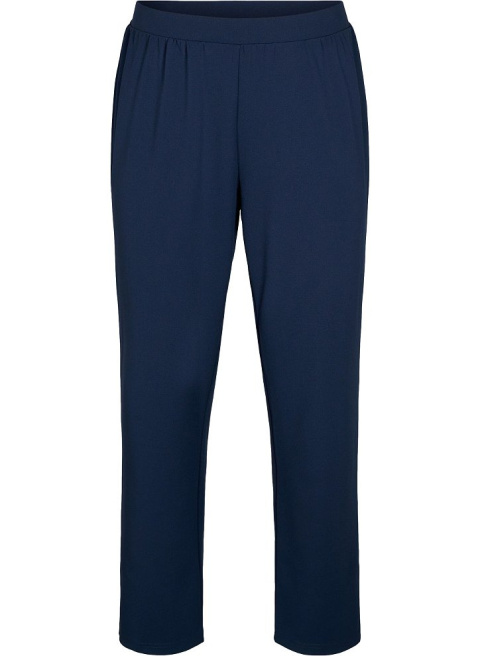 ZIZZI GRANATOWE SPODNIE PROSTA NOGAWKA 007AW ZIZZI GRANATOWE SPODNIE PROSTA NOGAWKA 007AW