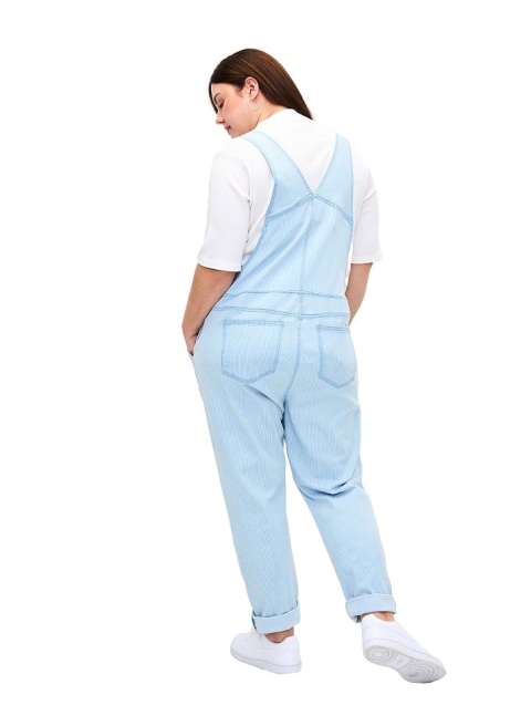 ZIZZI JEANSOWE OGRODNICZKI KOMBINEZON JASNONIEBIESKIE 034B