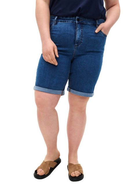 ZIZZI JEANSOWE SPODENKI WYSOKI STAN 035A ZIZZI JEANSOWE SPODENKI WYSOKI STAN 035A