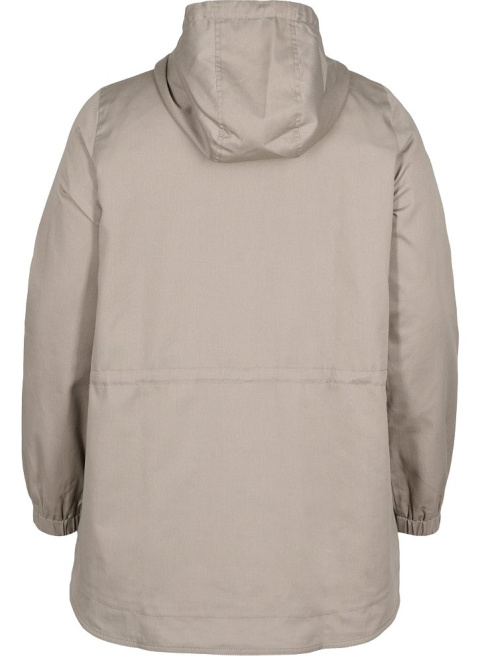 ZIZZI KURTKA ANORAK KAPTUR KIESZENIE SZARA 606F ZIZZI KURTKA ANORAK KAPTUR KIESZENIE SZARA 606F