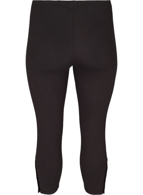 ZIZZI LEGGINSY 3/4 CZARNE GUZIKI 011Z ZIZZI LEGGINSY 3/4 CZARNE GUZIKI 011Z