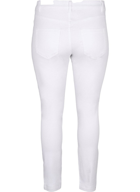 ZIZZI SPODNIE JEANSY BIAŁE SLIM FIT 305F ZIZZI SPODNIE JEANSY BIAŁE SLIM FIT 305F